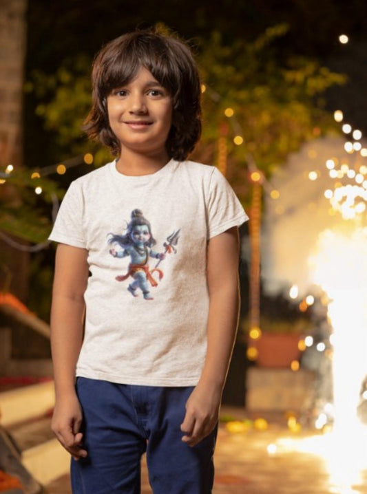 Cute Baby Shiva T-shirt – Divine Charm for Little Ones