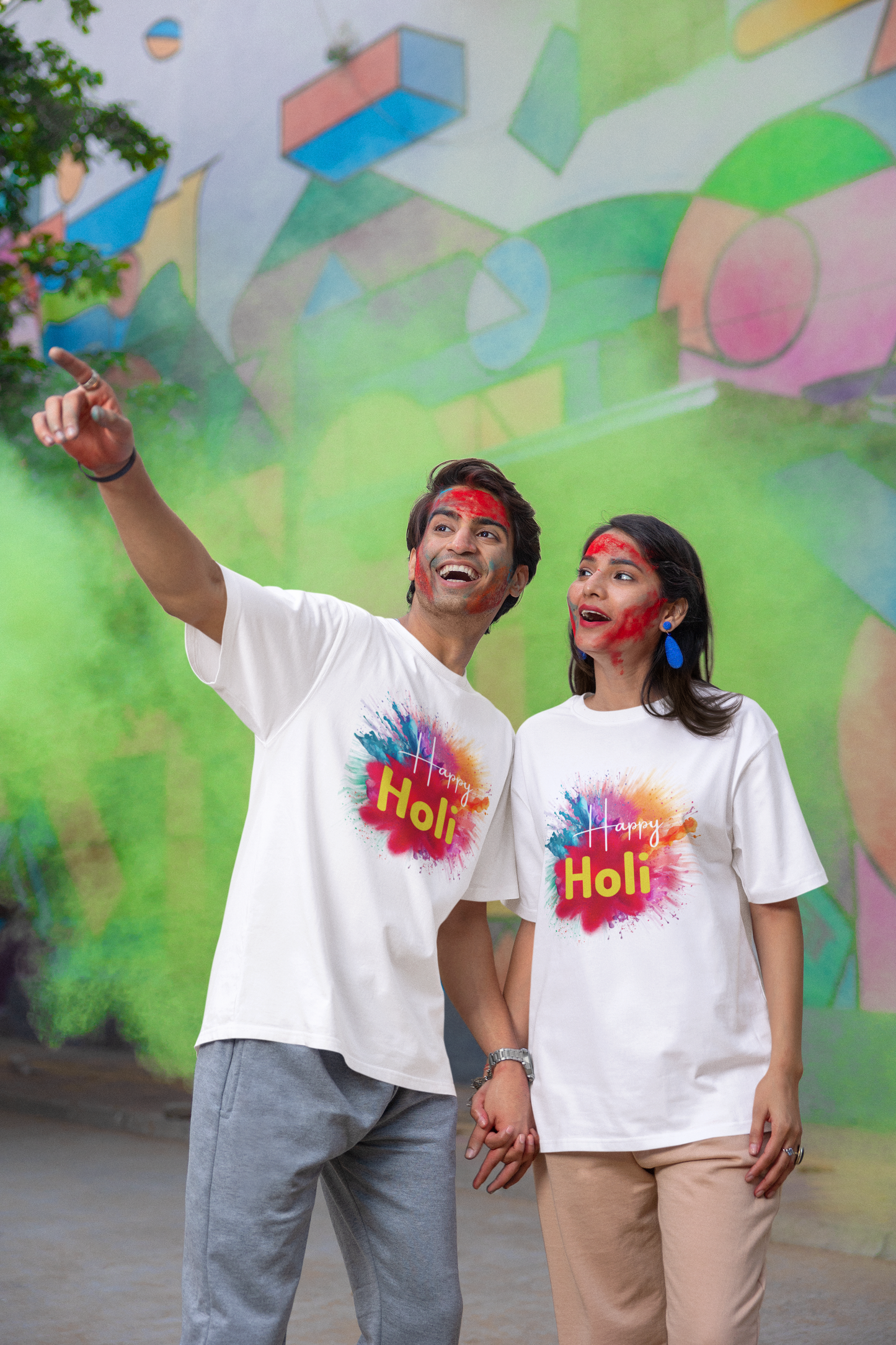 Happy Holi – Vibrant Unisex T-shirt